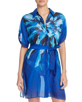 Gottex Lanai Shirt Dress Cover Up