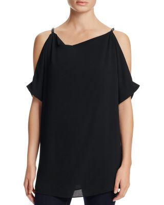 MICHAEL Michael Kors Embellished Cowlneck Top