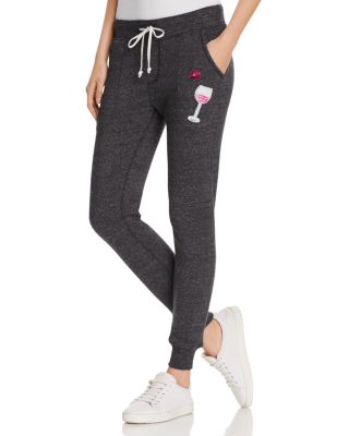 Bow & Drape The Jogger Wine and Kiss Sweatpants