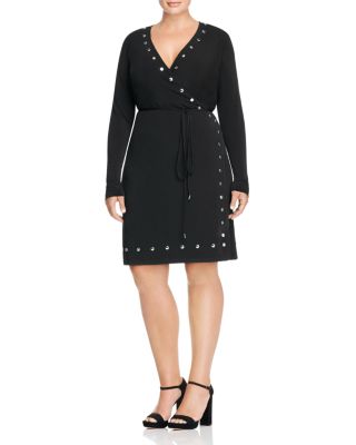 MICHAEL Michael Kors Dome Stud Wrap Dress