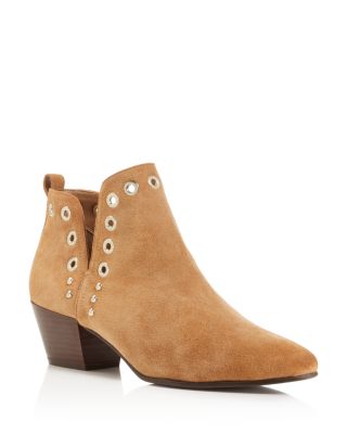 Sam Edelman Rubin Grommet Block Heel Booties 