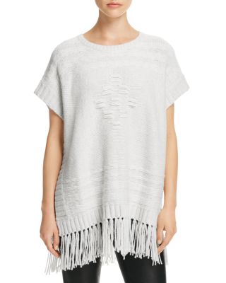 Velvet by Graham & Spencer Destinee Fringe Poncho