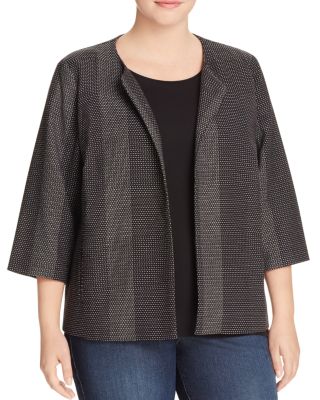 Eileen Fisher Plus Tonal Stripe Jacket