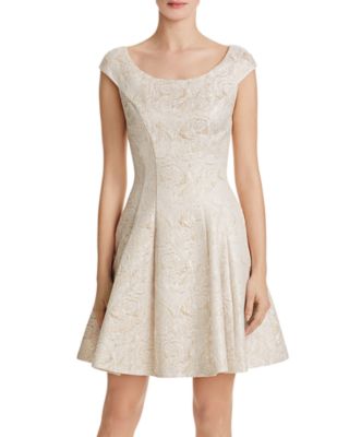 Betsey Johnson Metallic Brocade Dress