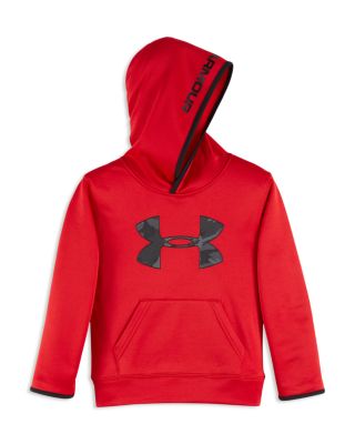 Under Armour Boys' Big Camo Logo Hoodie - Sizes 4-7