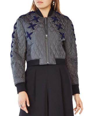 BCBGMAXAZRIA Colin Quilted Bomber Jacket