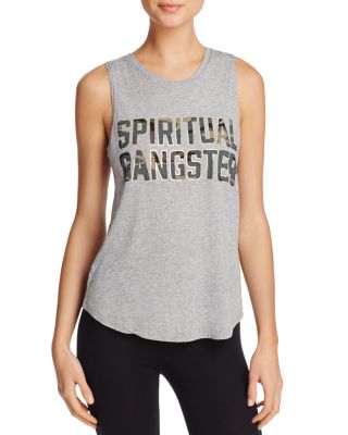 Spiritual Gangster Camo Fill Muscle Tank