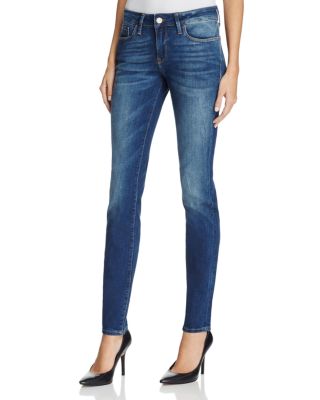 Mavi Alexa Mid Rise Skinny Jeans in Dark Indigo Tribeca