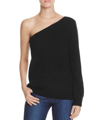 Olivaceous One Shoulder Sweater