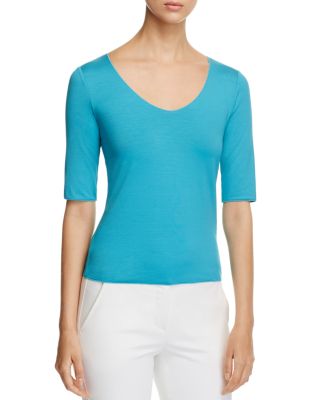 Armani Collezioni Scoop-Neck Tee