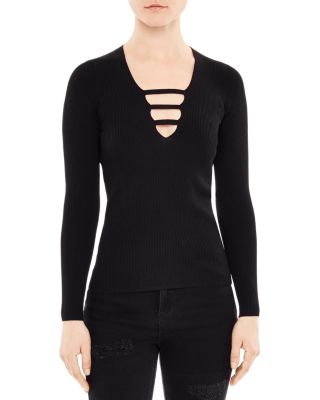 Sandro Adam Cutout Sweater