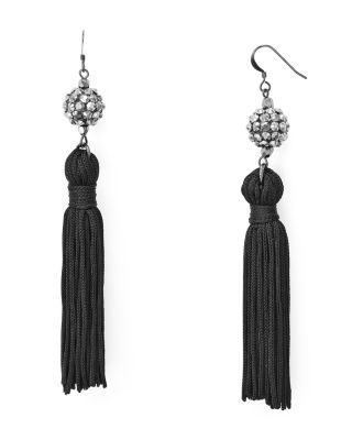 Kenneth Jay Lane Silk Tassel Earrings