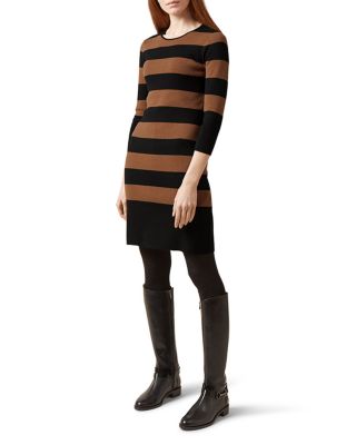 HOBBS LONDON Emmy Striped Sweater Dress