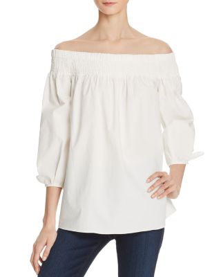 Do and Be Smocked Off-the-Shoulder Top