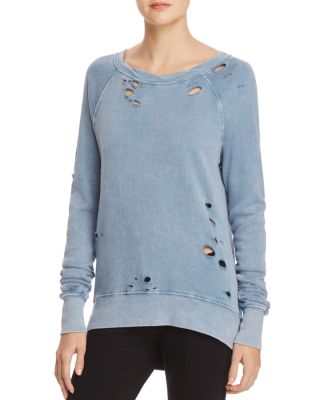 PAM & GELA Destroyed Annie High/Low Sweatshirt