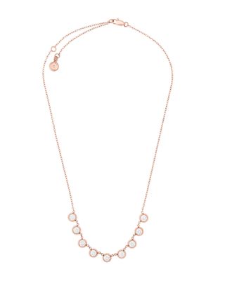 MICHAEL KORS EMBELLISHED STRAND NECKLACE, 16,MKJ6460