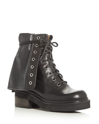 SEE BY CHLOÉ SEE BY CHLOE KATERINA LACE UP BOOTIES,SB29141-06262