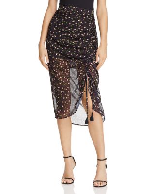 REBECCA MINKOFF AMAYA RUCHED SKIRT - 100% EXCLUSIVE,RM-40412A