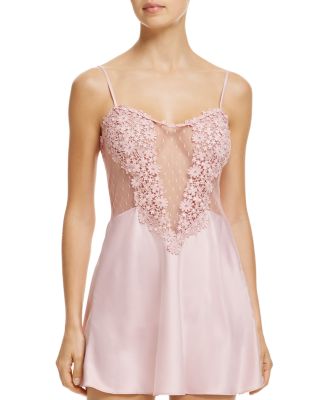 Shop Flora Nikrooz Showstopper Charmeuse Chemise In Rose