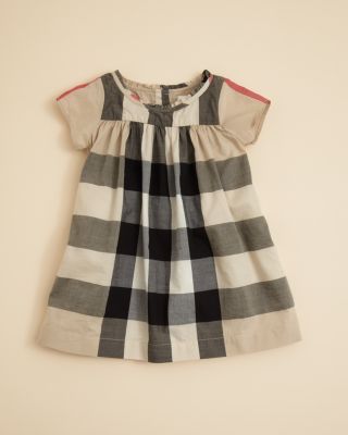 Burberry Infant Girls' Delia Voile Check Dress Sizes 624 Months