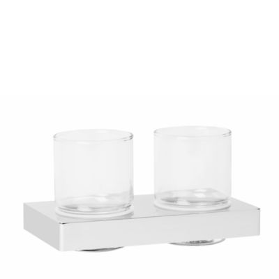 Bath Bazaar Brass Double Glass Holder