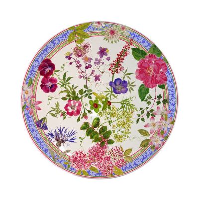 Gien France Mille Fleur Cake Platter