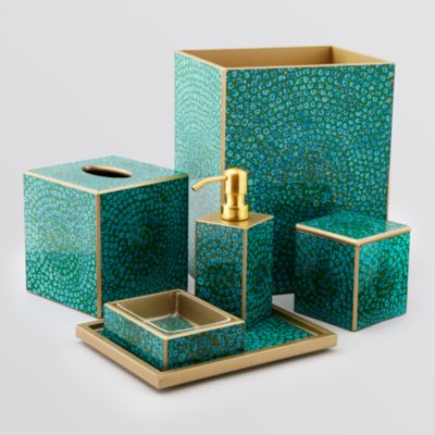 Waylande Gregory Turquoise Dots Bath Accessories Bloomingdale's