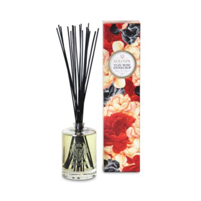 Voluspa Yuzu Rose Stonecrop 6-Ounce Fragrant Oil Embossed Diffuser