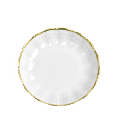 Medard de Noblat Corail Or Coupe Dessert Plate