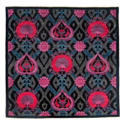 Solo Rugs Suzani Collection Oriental Rug, 7'10