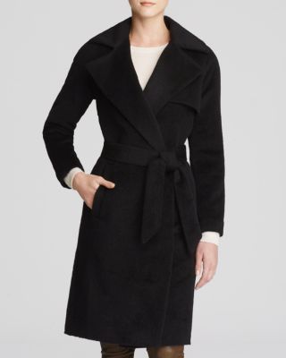 Trina Turk Delaney Alpaca Wrap Coat