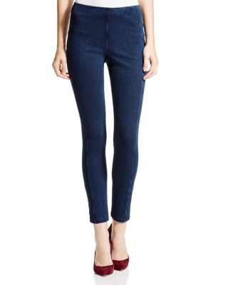 Lyssé Stretch Denim Zip Leggings