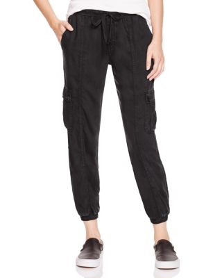 Bella Dahl Cropped Cargo Track Pants