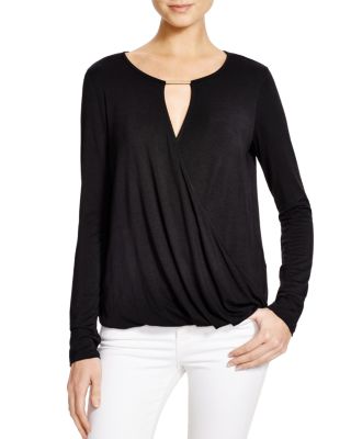 Ella Moss Bella Keyhole Wrap Top