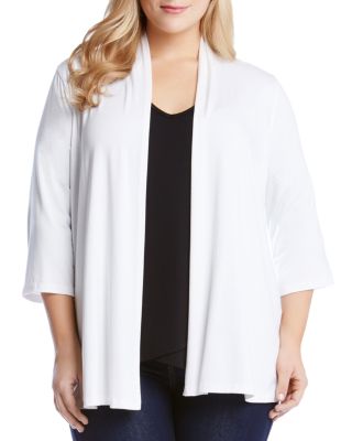 Karen Kane Plus Molly Draped Cardigan