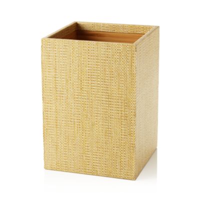 Waterworks Natural Woven Waste Basket