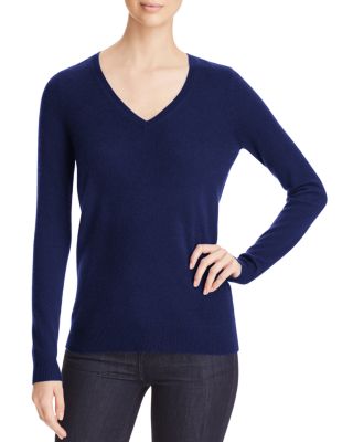 C by Bloomingdale's V-Neck Cashmere Sweater