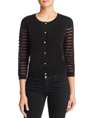 FINITY Sheer Stripe Cardigan