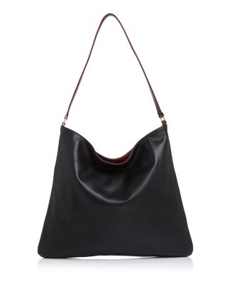 Olivia Clergue Iris Nappa Shoulder Bag 