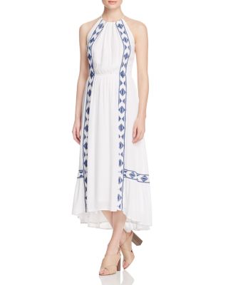 Ella Moss Crochet Trim Gauze High/Low Dress