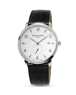 Frederique Constant Classics Watch with Leather Strap, 38.5mm