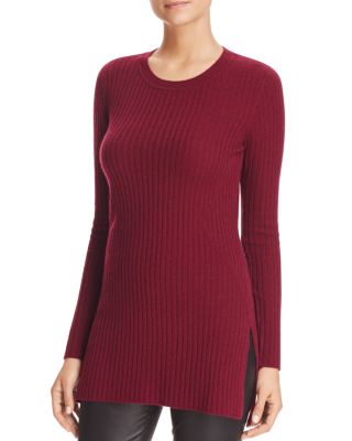 C by Bloomingdale's Ribbed Cashmere Tunic