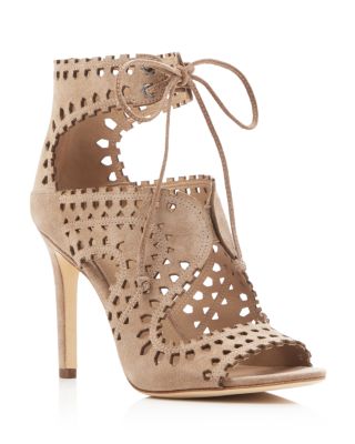 Via Spiga Elysia Perforated Lace Up Sandals