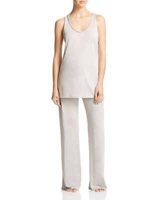 Yummie by Heather Thomson Slim Racer Tank & Wide Leg Lounge Pants