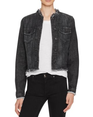 Nobody Fray Denim Jacket in Razor