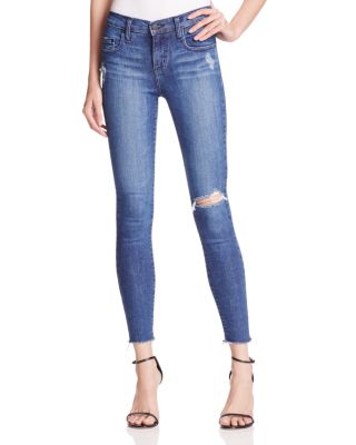 Nobody Geo Skinny Ankle Jeans in Brilliance