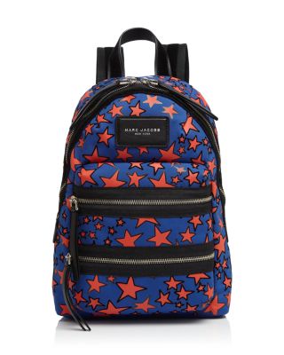 MARC JACOBS Medium Flocked Stars Print Backpack