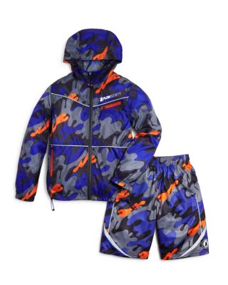 Flow Society Boys' Camo Windbreaker & Active Shorts - Sizes S-XL