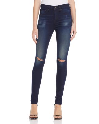 rag & bone/JEAN High Rise Skinny Jeans in Mojave