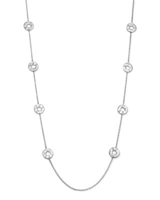 IPPOLITA Sterling Silver Senso Open Disc Station Necklace, 37